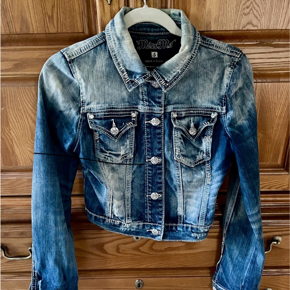 Miss Me Denim Jean Jacket Size S